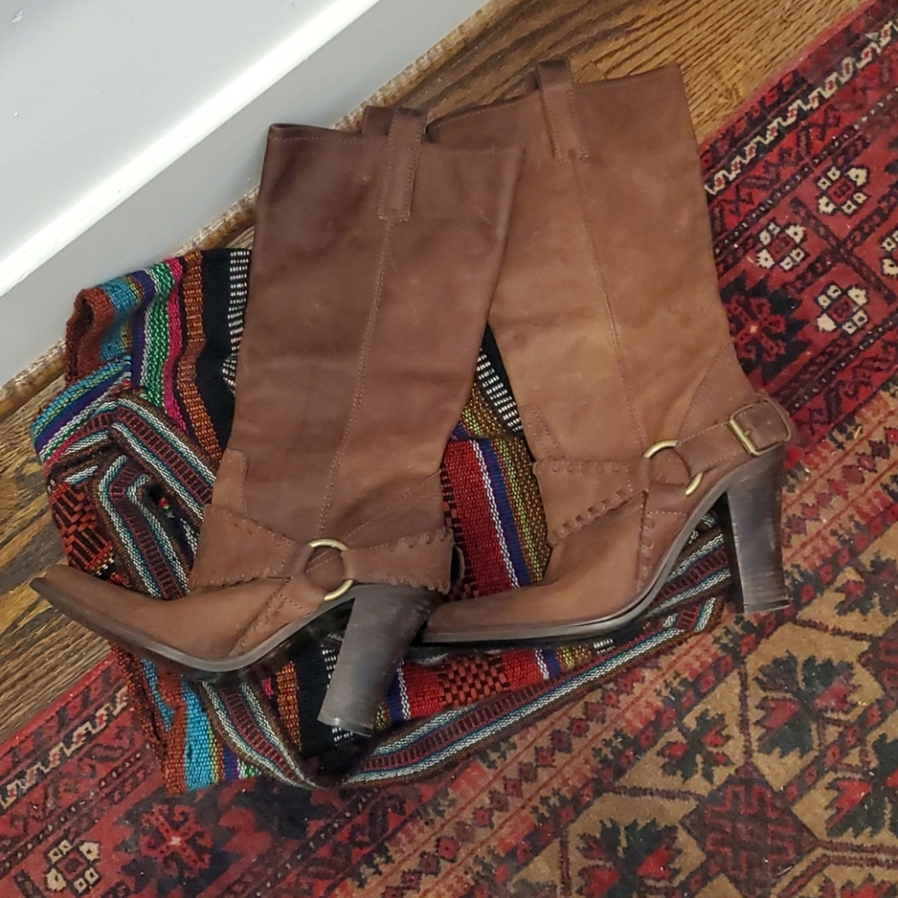 STEVE MADDEN HAILEE HARNESS BOOTS